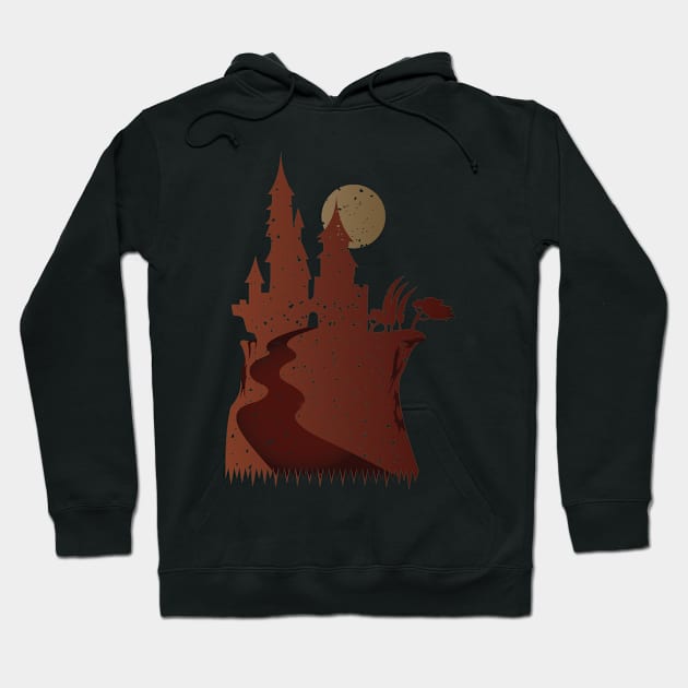 A castle on a rock Hoodie by mypointink